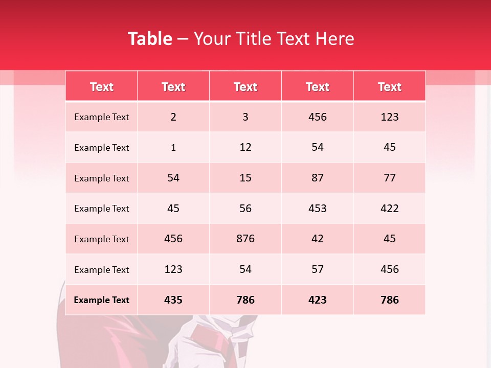 A Woman With Pink Hair Is Posing For The Camera PowerPoint Template