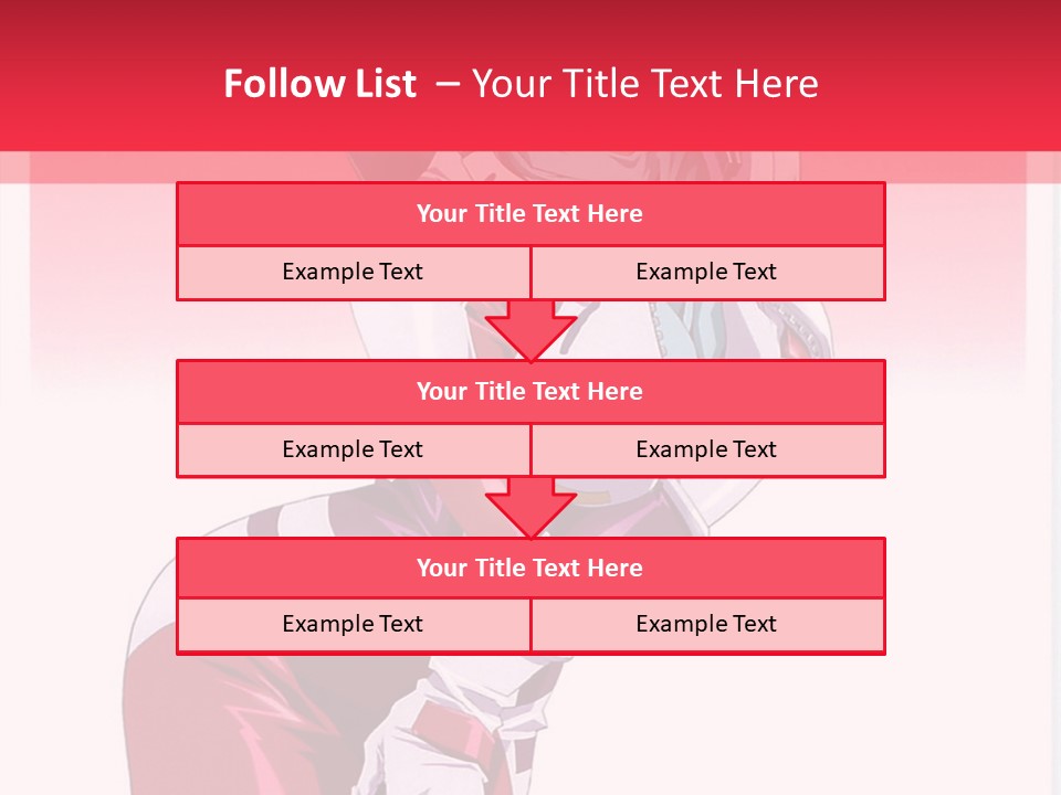 A Woman With Pink Hair Is Posing For The Camera PowerPoint Template