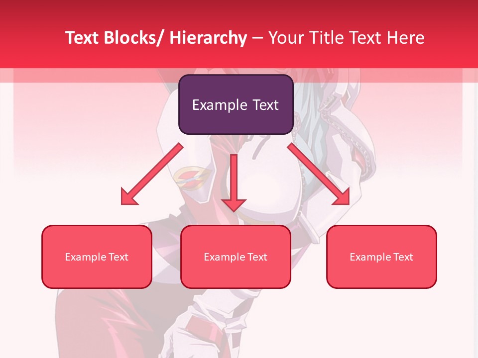 A Woman With Pink Hair Is Posing For The Camera PowerPoint Template