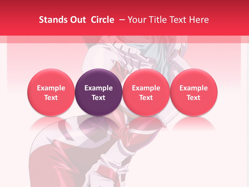 A Woman With Pink Hair Is Posing For The Camera PowerPoint Template