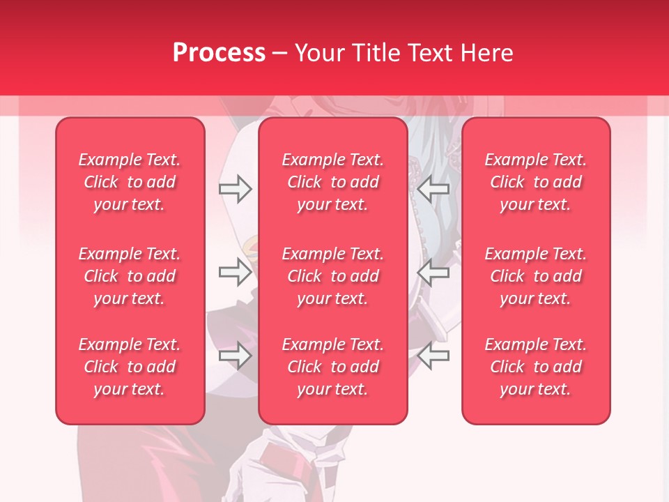 A Woman With Pink Hair Is Posing For The Camera PowerPoint Template