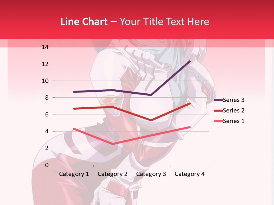 A Woman With Pink Hair Is Posing For The Camera PowerPoint Template