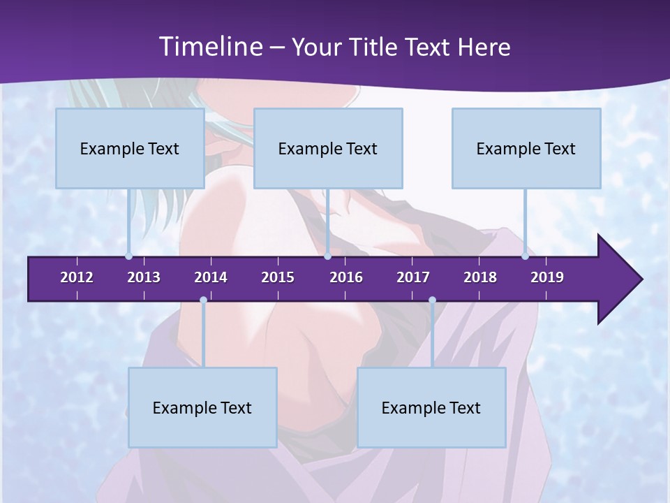 A Woman With Green Hair Is Wrapped In A Towel PowerPoint Template