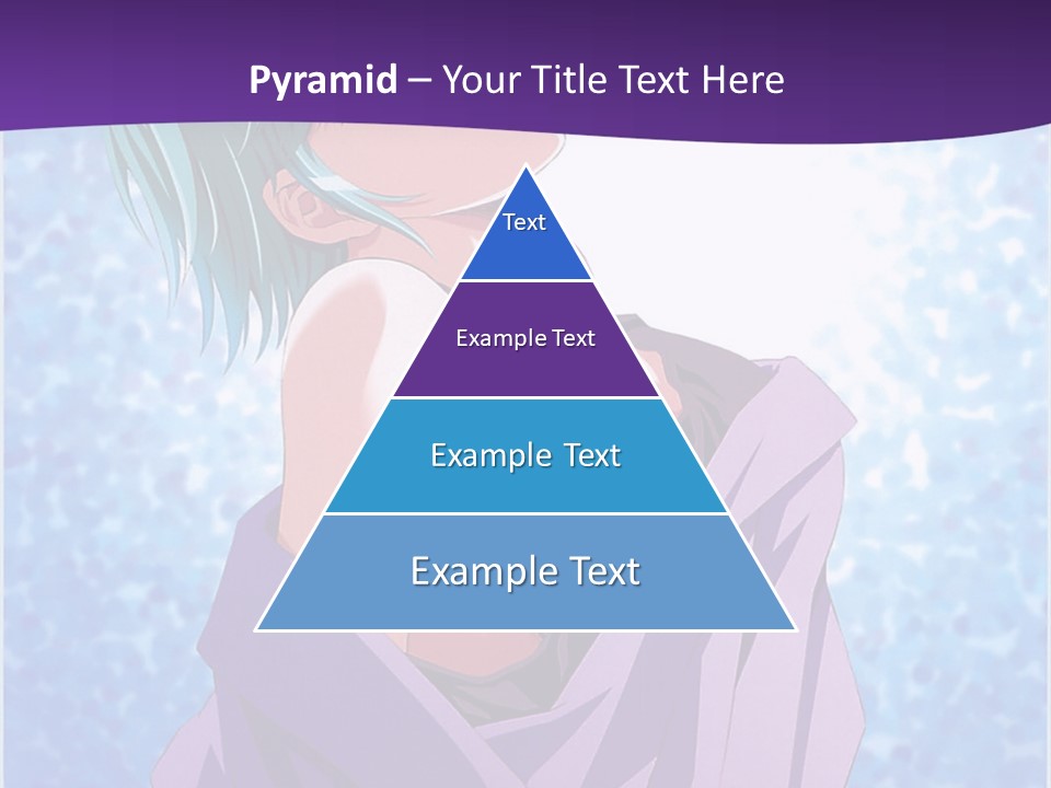 A Woman With Green Hair Is Wrapped In A Towel PowerPoint Template