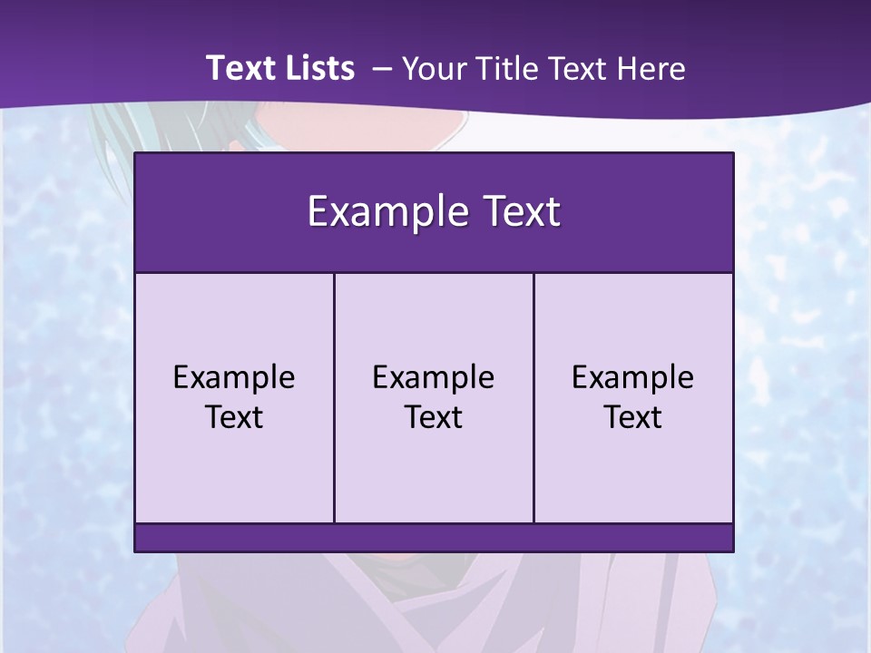 A Woman With Green Hair Is Wrapped In A Towel PowerPoint Template