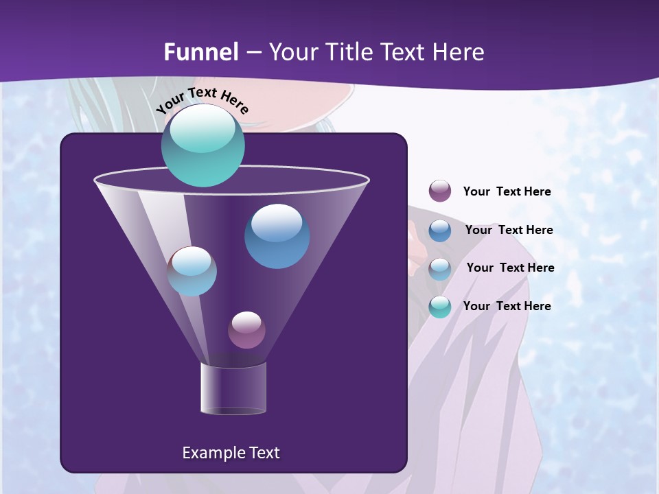 A Woman With Green Hair Is Wrapped In A Towel PowerPoint Template