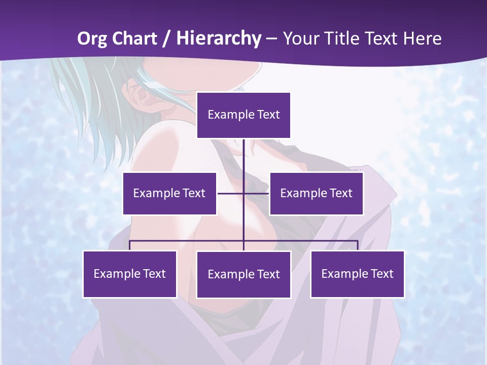 A Woman With Green Hair Is Wrapped In A Towel PowerPoint Template