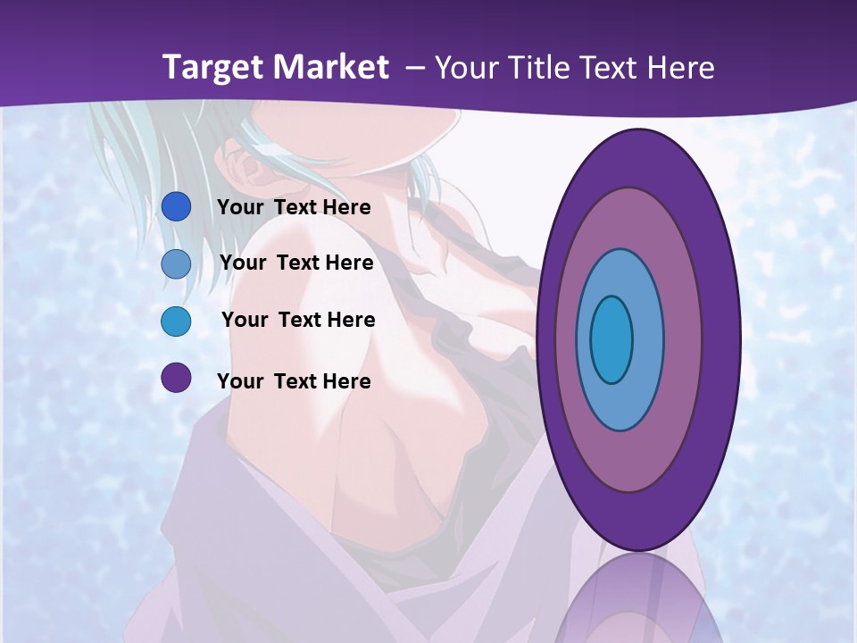 A Woman With Green Hair Is Wrapped In A Towel PowerPoint Template