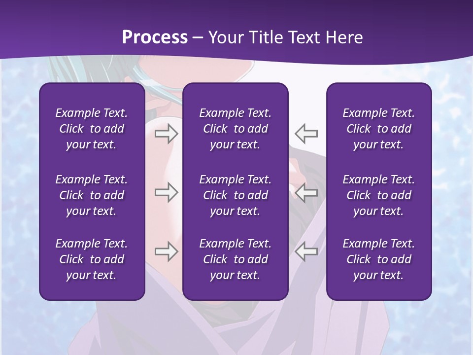 A Woman With Green Hair Is Wrapped In A Towel PowerPoint Template