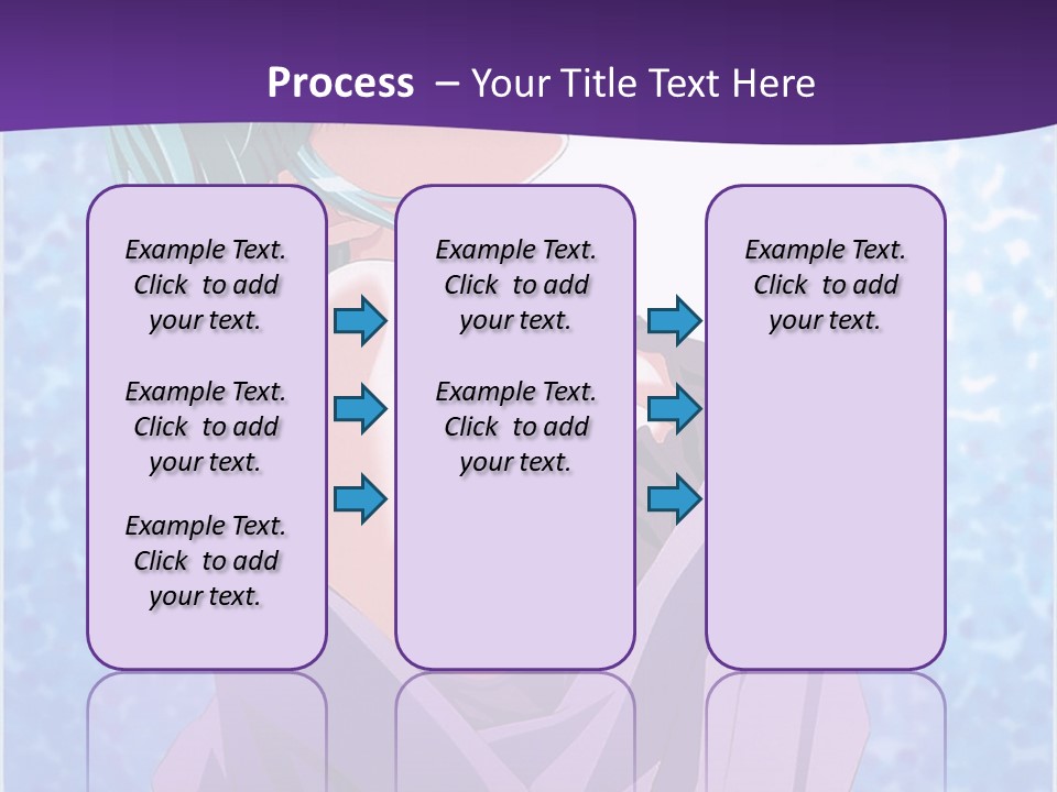 A Woman With Green Hair Is Wrapped In A Towel PowerPoint Template