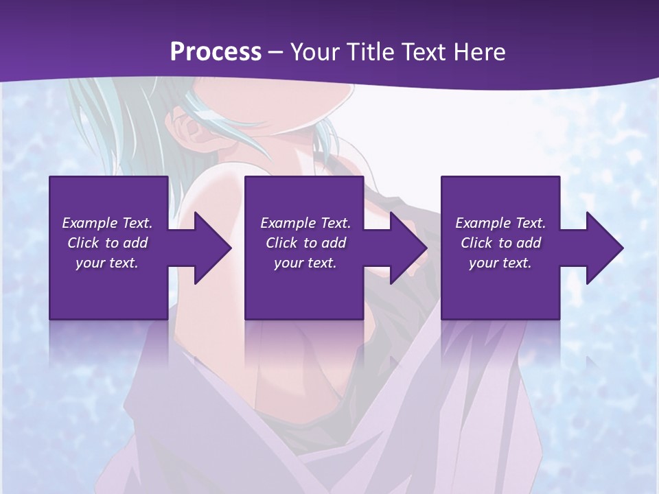 A Woman With Green Hair Is Wrapped In A Towel PowerPoint Template