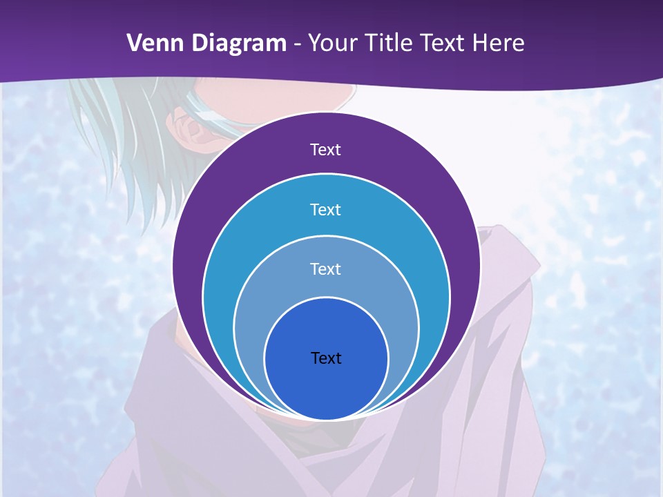 A Woman With Green Hair Is Wrapped In A Towel PowerPoint Template