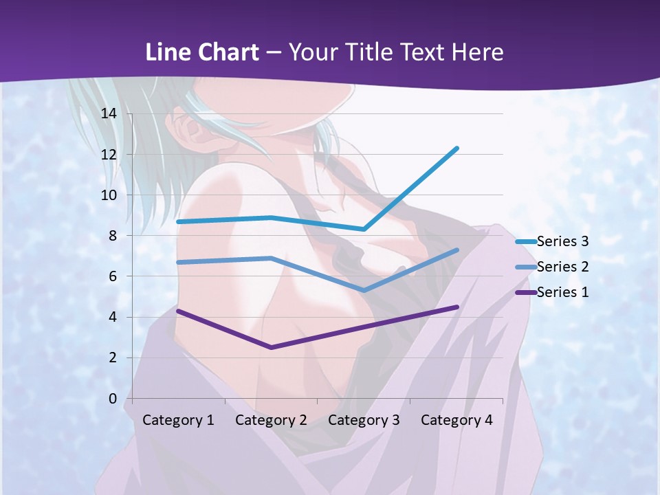 A Woman With Green Hair Is Wrapped In A Towel PowerPoint Template