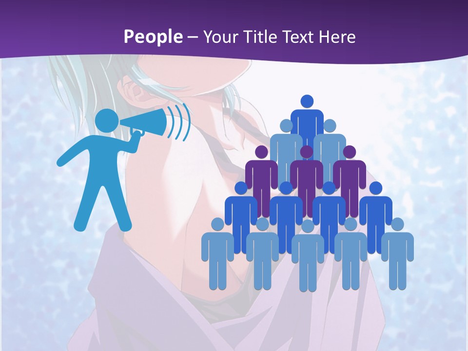 A Woman With Green Hair Is Wrapped In A Towel PowerPoint Template