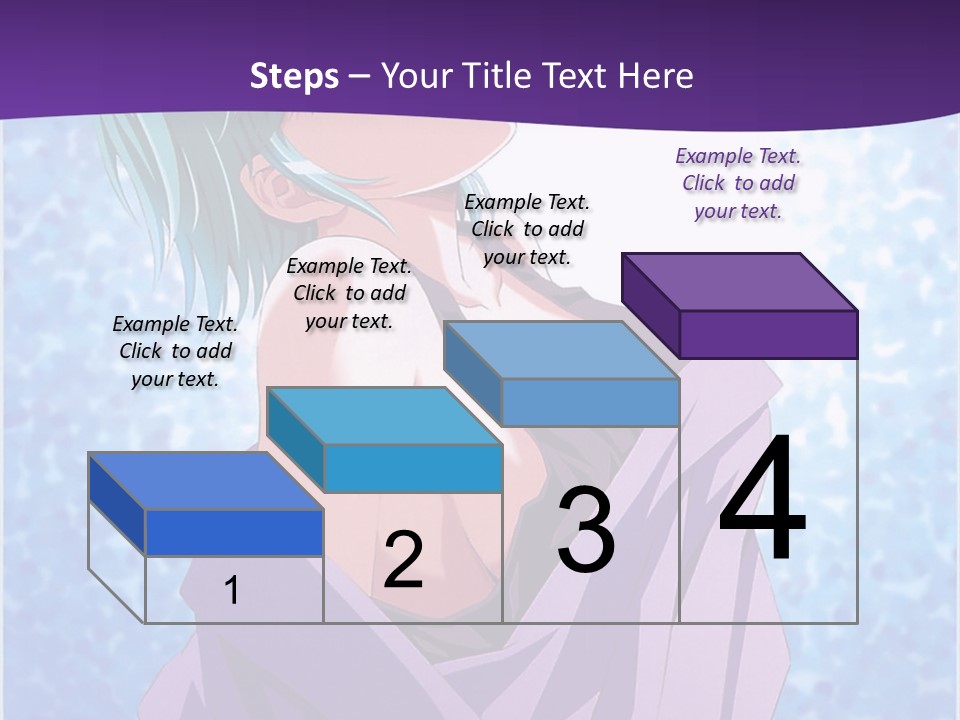 A Woman With Green Hair Is Wrapped In A Towel PowerPoint Template