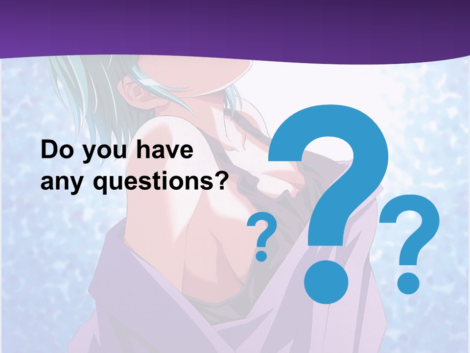 A Woman With Green Hair Is Wrapped In A Towel PowerPoint Template