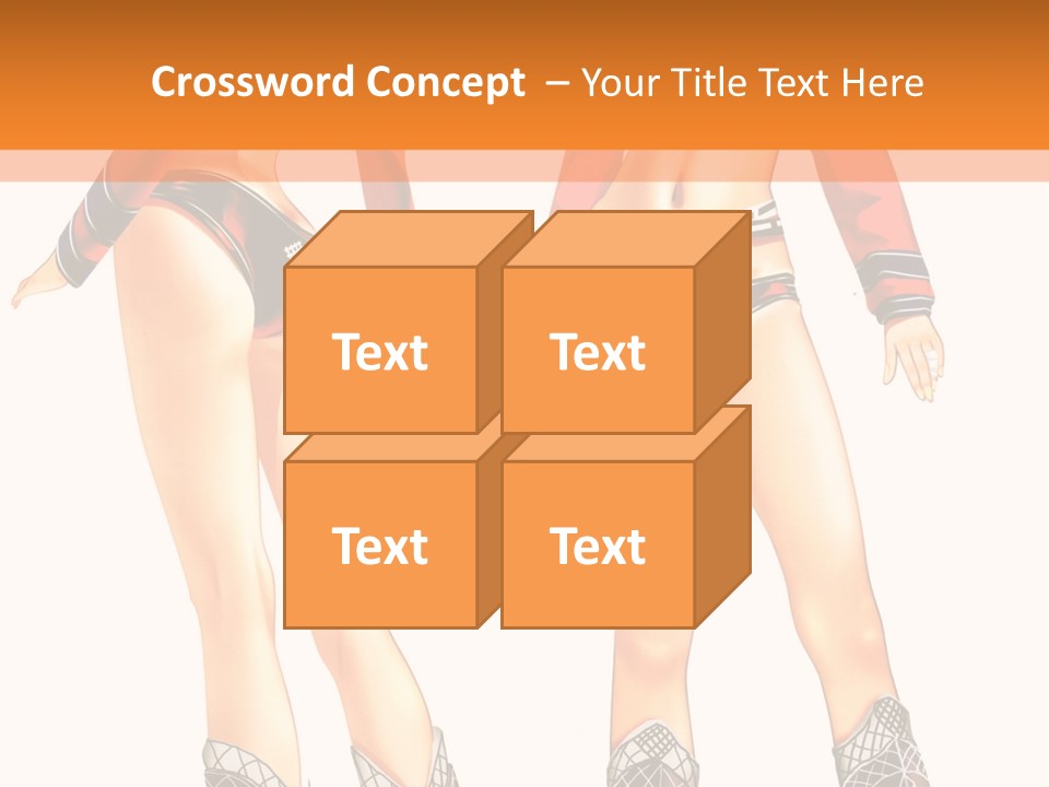 A Woman In A Uniform With Boots And Boots PowerPoint Template