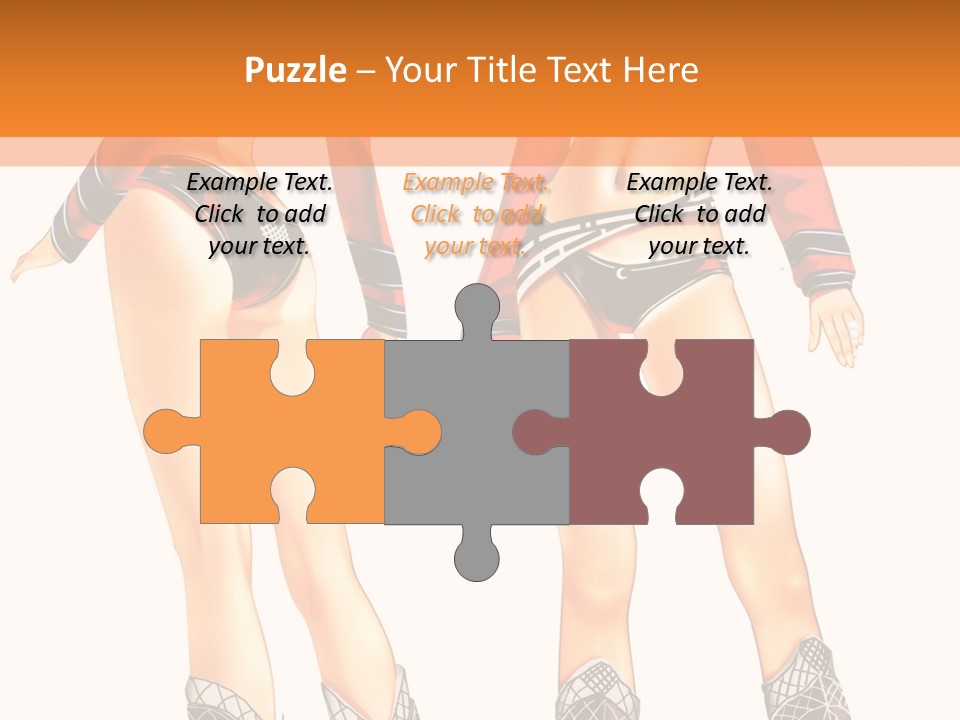 A Woman In A Uniform With Boots And Boots PowerPoint Template