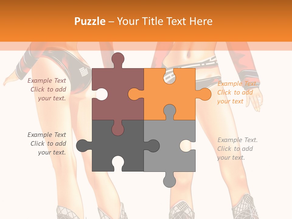 A Woman In A Uniform With Boots And Boots PowerPoint Template