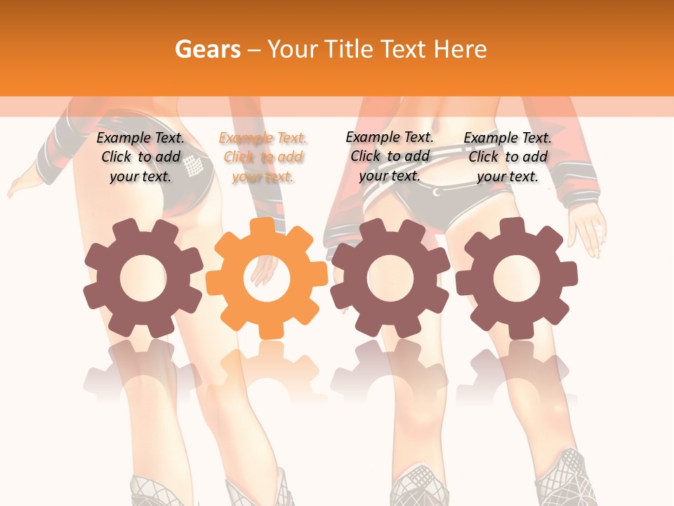 A Woman In A Uniform With Boots And Boots PowerPoint Template