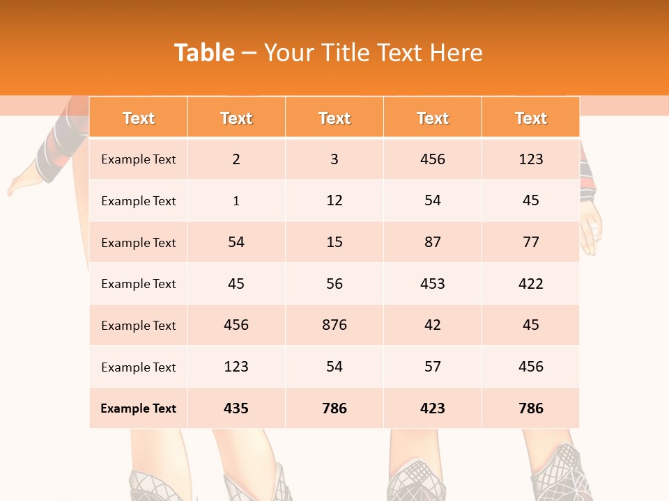 A Woman In A Uniform With Boots And Boots PowerPoint Template