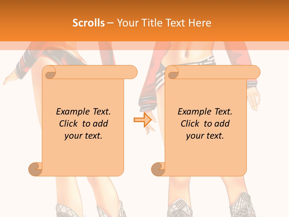 A Woman In A Uniform With Boots And Boots PowerPoint Template