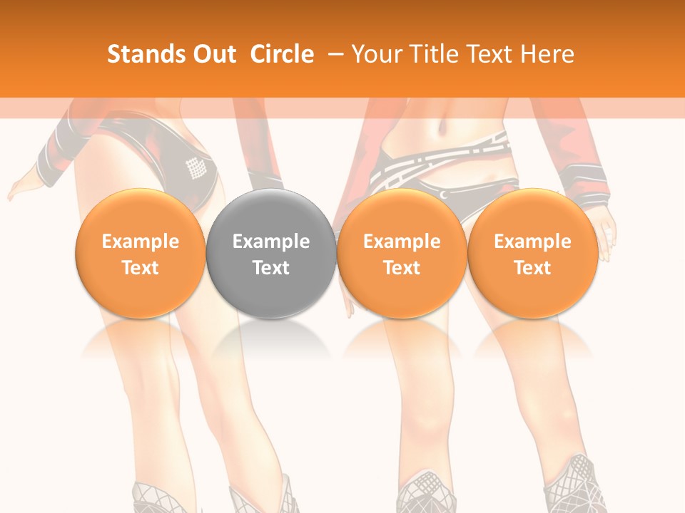 A Woman In A Uniform With Boots And Boots PowerPoint Template