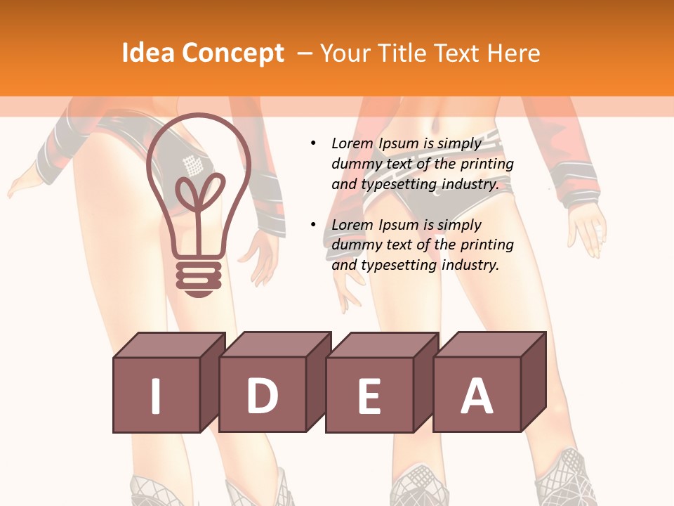 A Woman In A Uniform With Boots And Boots PowerPoint Template