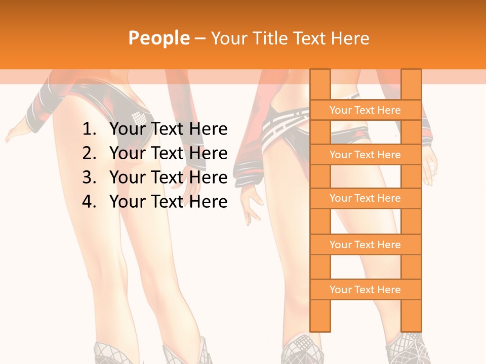 A Woman In A Uniform With Boots And Boots PowerPoint Template