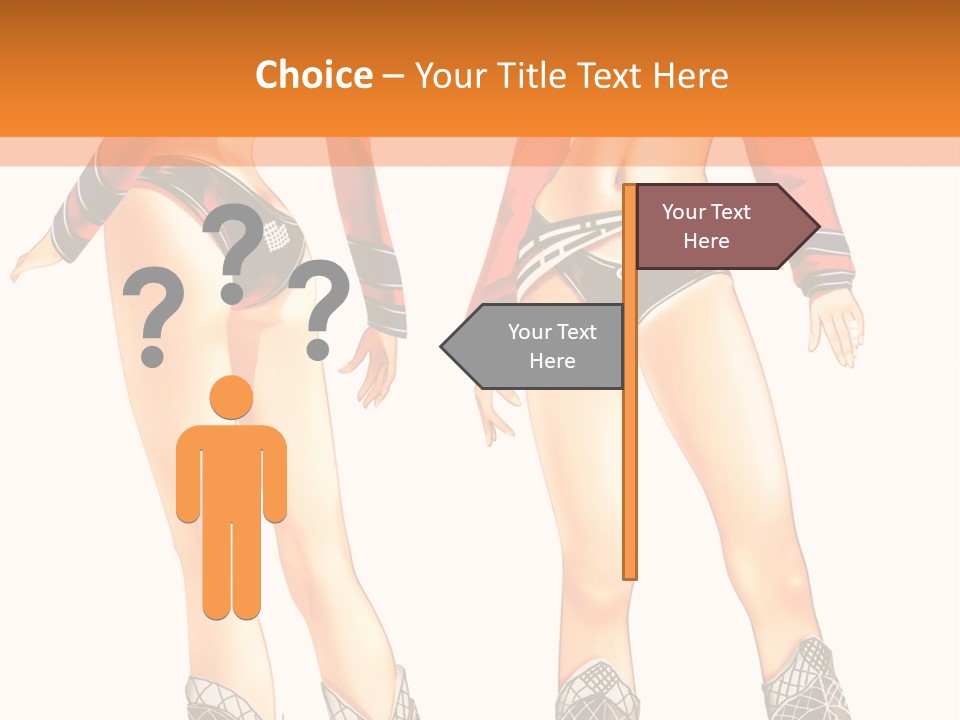 A Woman In A Uniform With Boots And Boots PowerPoint Template