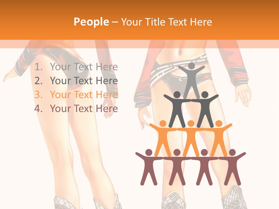 A Woman In A Uniform With Boots And Boots PowerPoint Template