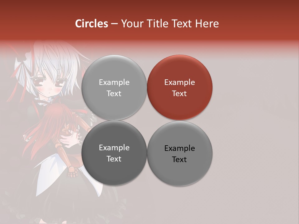 A Couple Of Anime Characters With A Purple Background PowerPoint Template