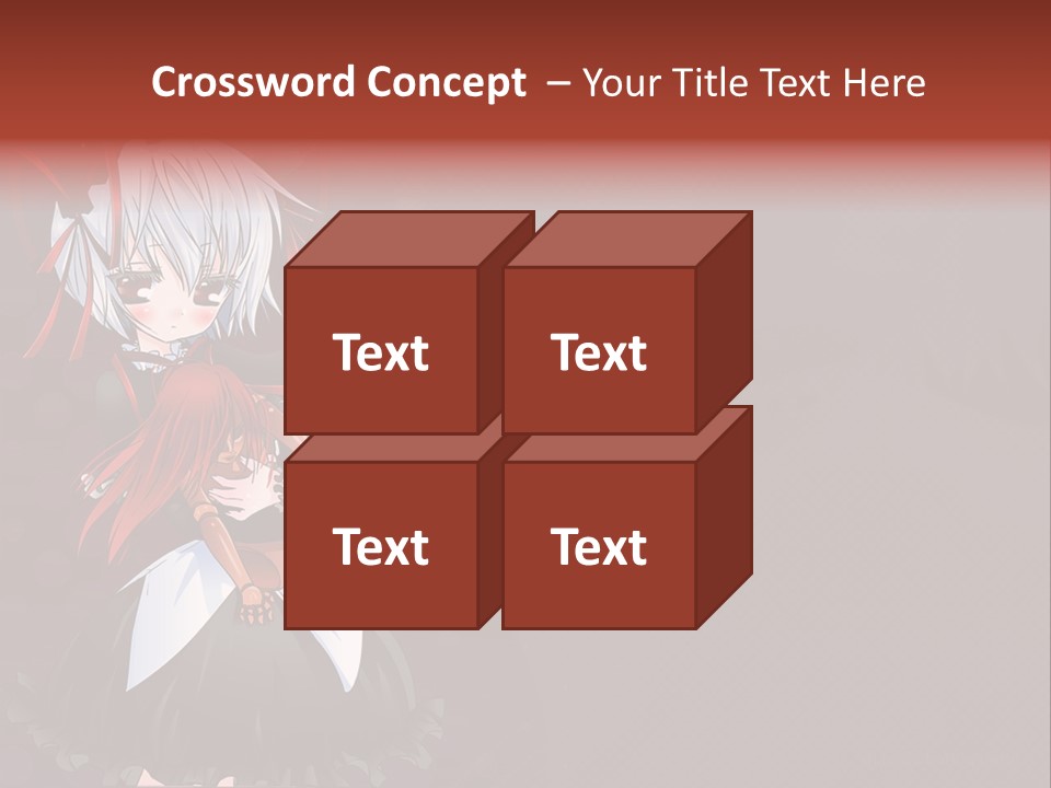A Couple Of Anime Characters With A Purple Background PowerPoint Template