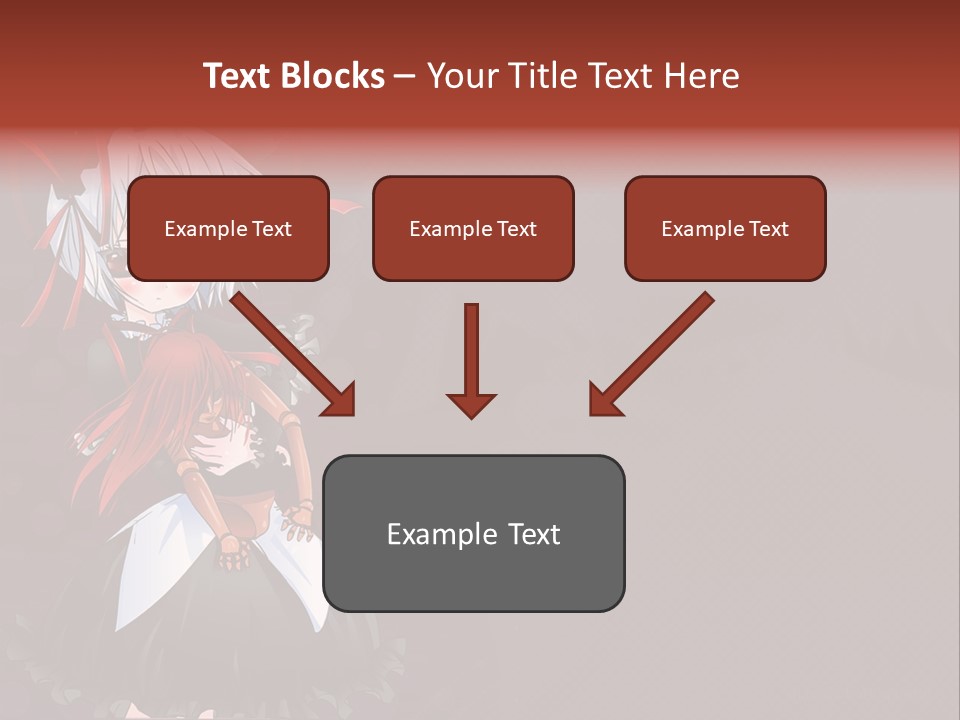 A Couple Of Anime Characters With A Purple Background PowerPoint Template