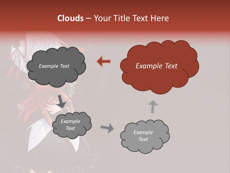 A Couple Of Anime Characters With A Purple Background PowerPoint Template