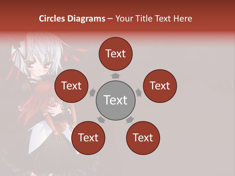 A Couple Of Anime Characters With A Purple Background PowerPoint Template