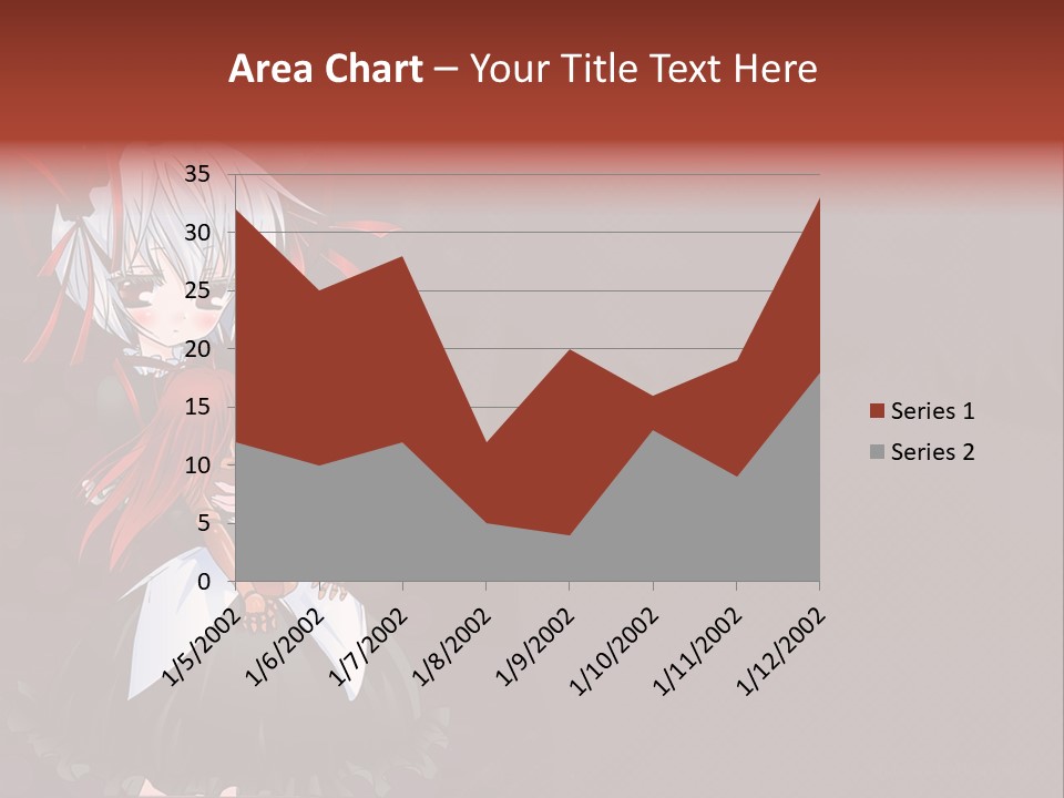 A Couple Of Anime Characters With A Purple Background PowerPoint Template