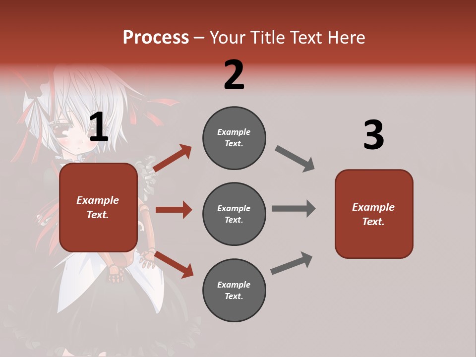 A Couple Of Anime Characters With A Purple Background PowerPoint Template