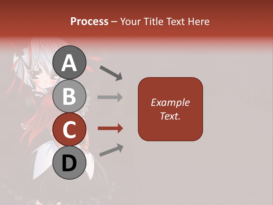 A Couple Of Anime Characters With A Purple Background PowerPoint Template