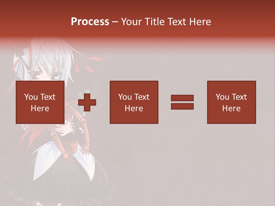 A Couple Of Anime Characters With A Purple Background PowerPoint Template