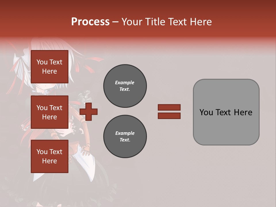A Couple Of Anime Characters With A Purple Background PowerPoint Template
