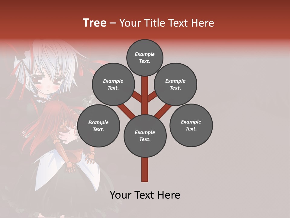 A Couple Of Anime Characters With A Purple Background PowerPoint Template