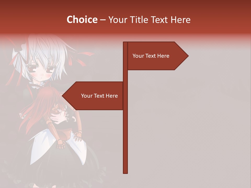 A Couple Of Anime Characters With A Purple Background PowerPoint Template