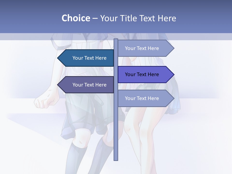 A Couple Of People Sitting Next To Each Other PowerPoint Template
