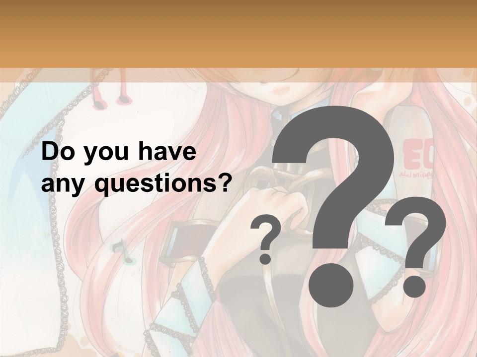A Girl With Pink Hair Is Holding A Blue Umbrella PowerPoint Template