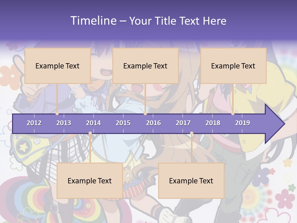 A Group Of Young Girls Standing Next To Each Other PowerPoint Template