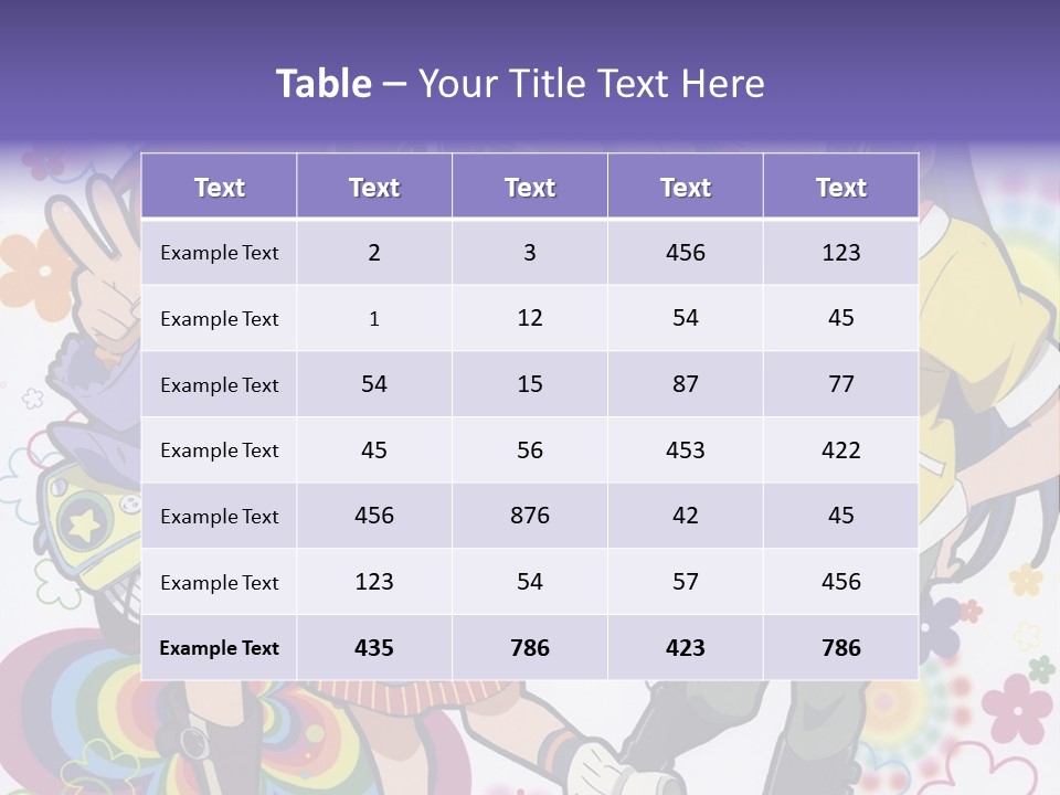 A Group Of Young Girls Standing Next To Each Other PowerPoint Template