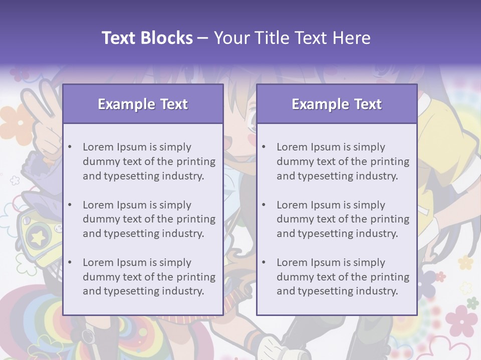 A Group Of Young Girls Standing Next To Each Other PowerPoint Template