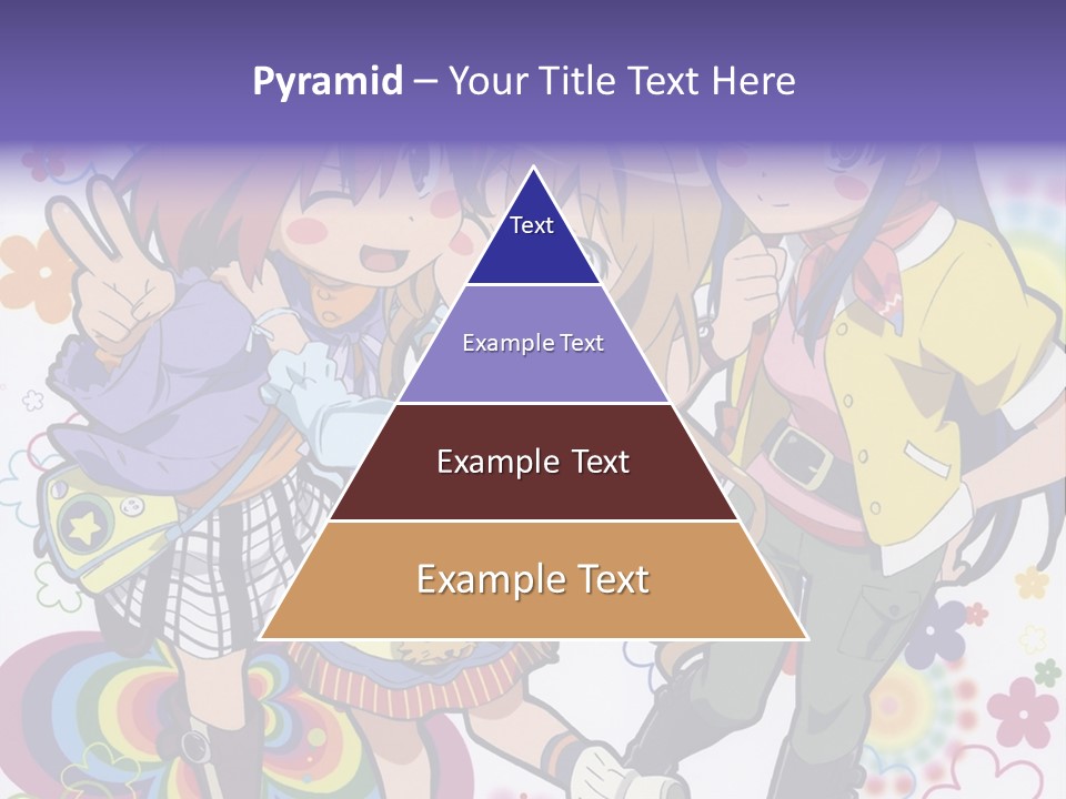 A Group Of Young Girls Standing Next To Each Other PowerPoint Template