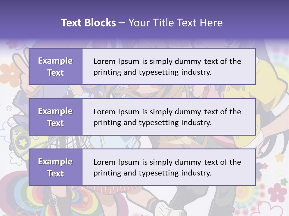 A Group Of Young Girls Standing Next To Each Other PowerPoint Template